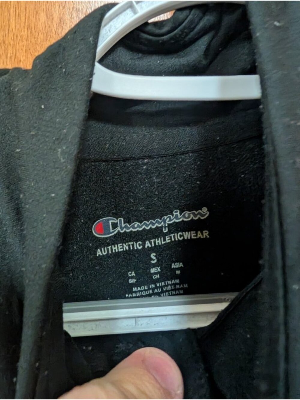 Champion Set Authentic Athleticwear Compression Stretchy Top Bottom S Black - Picture 3 of 14